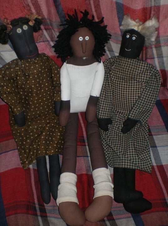Vintage Primitive Folk Handcrafted Doll Lot 8w3UhJr8Z
