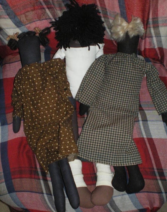 Vintage Primitive Folk Handcrafted Doll Lot 8w3UhJr8Z