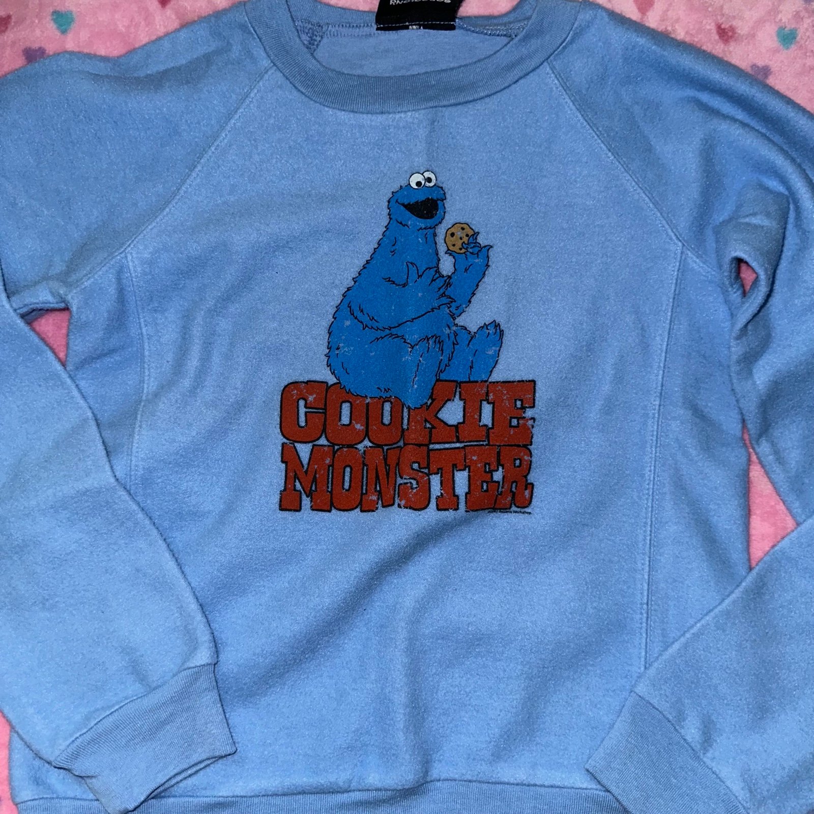 Blue Cookie Monster sweater B0pPSQPfT