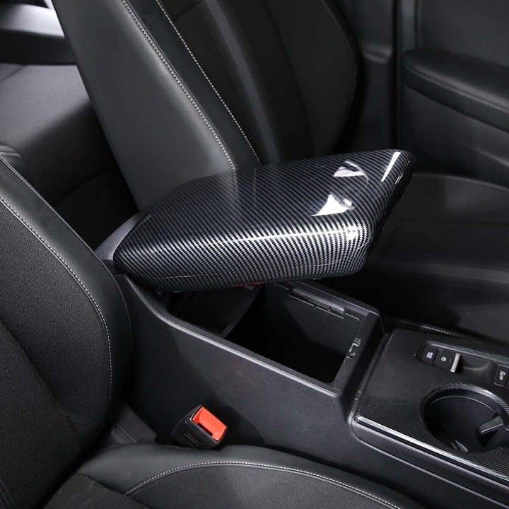 New Carbon Fiber Look Center Console Armrest Box Cover For 2022-2023 Honda Civic 92ulntm24