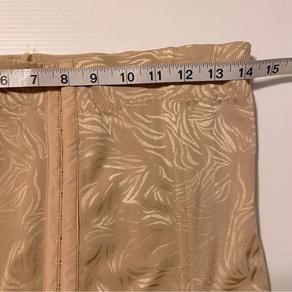 Maidenform Waist Slimmer tan, beige, corset girdle shapewear -XL b1uVp0FUt