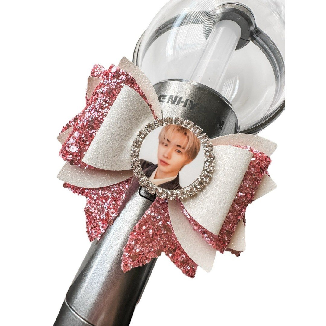 Enhypen Sunghoon Kpop Inspired Light Stick Bow Accessory Decoration Deco Photo 6aEO7ayak