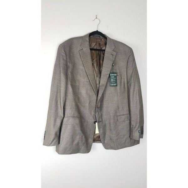 Ralph Lauren Men´s Brown Tan Suit Jacket fXURdDcaR