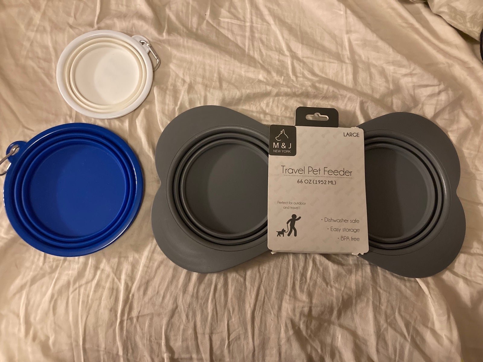 Set of collapsible dog bowls new RESERVED 7GpeNo6KV