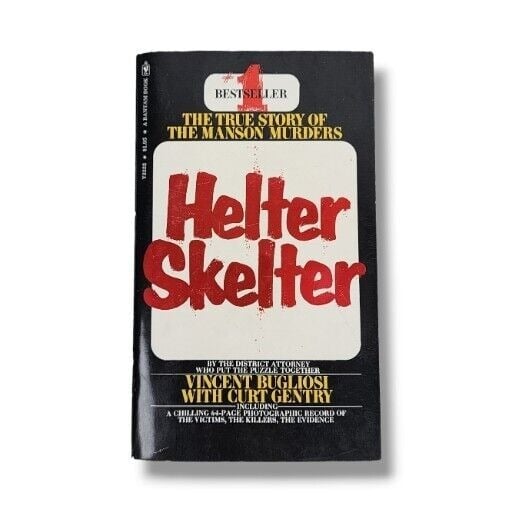 Helter Skelter Paperback Book 1975 Charles Manson Murde