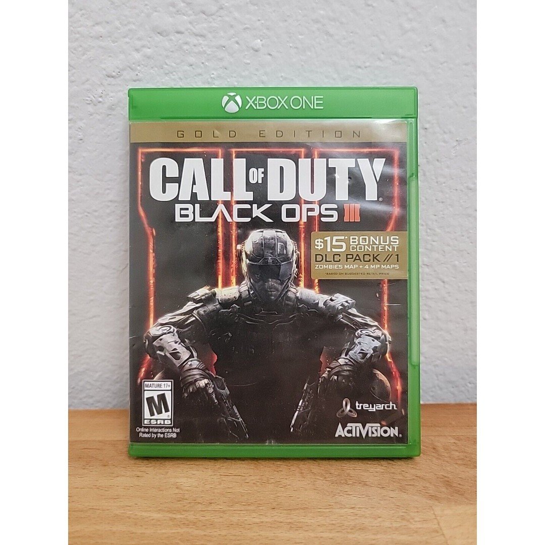 Call of Duty Black Ops III Gold Edition Microsoft Xbox One 2016 Tested Mint Cond 2izl8m1fD
