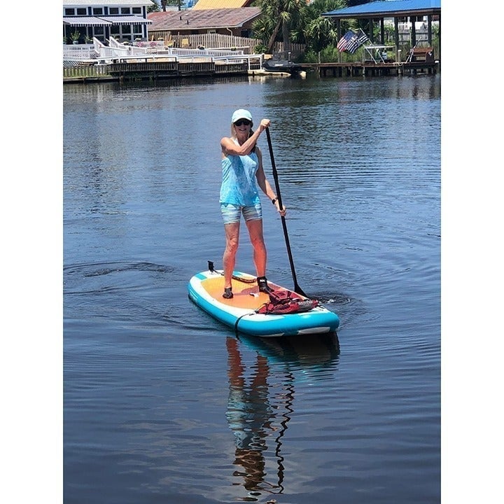 Roc Inflatable Stand Up Paddle Boards with Premium SUP Paddle Board Accessories 96OevFptj