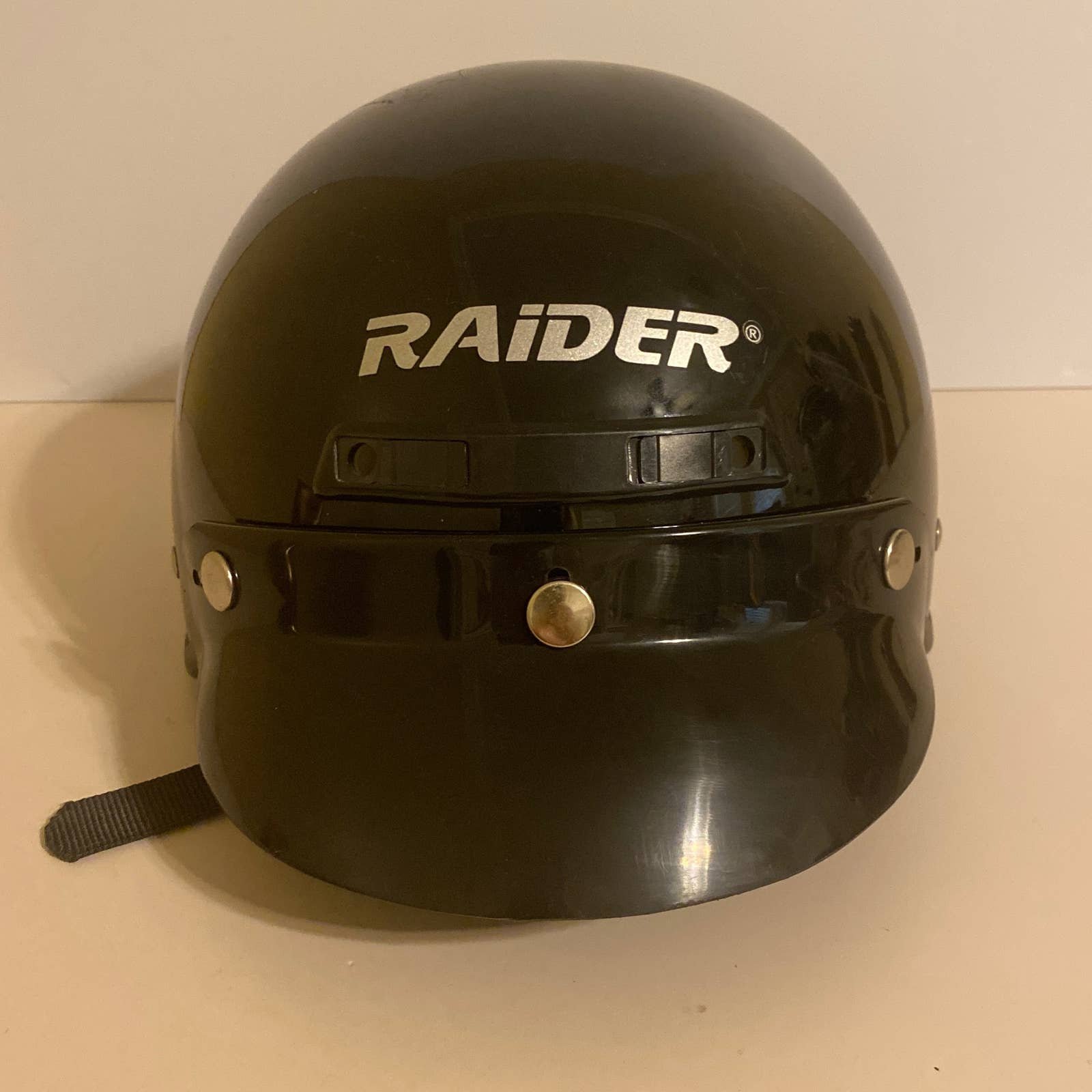 Motorcycle Helmet Raider Open Face A-617 Black Adult M Zip Off Ear Covers 5XGJjrIxn