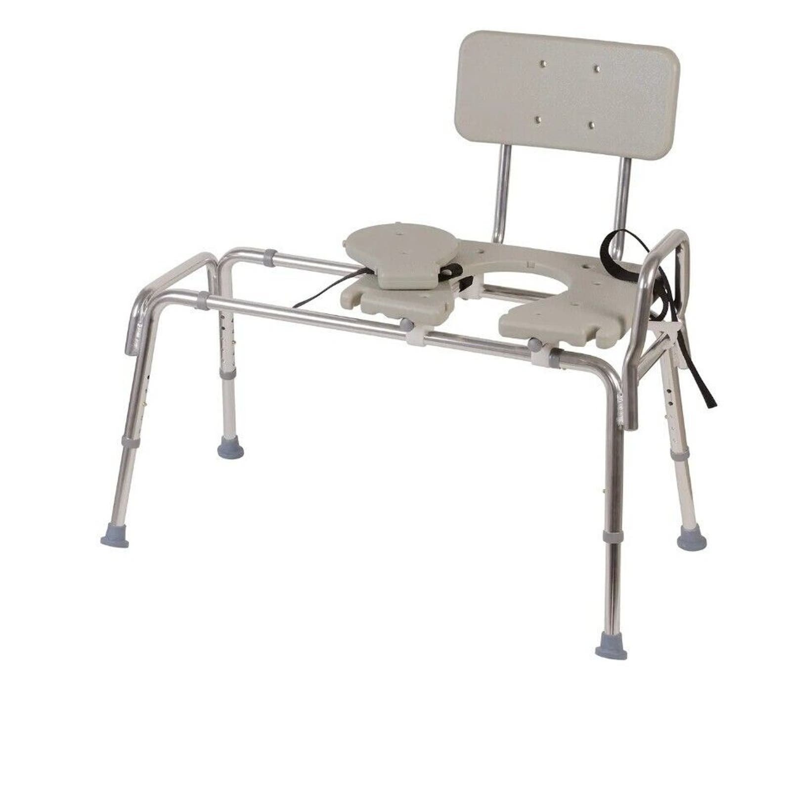 Sliding Shower Chair Transfer Bench - Heavy Duty Sliding Bathtub/Toilet Seat em0xOAFTZ