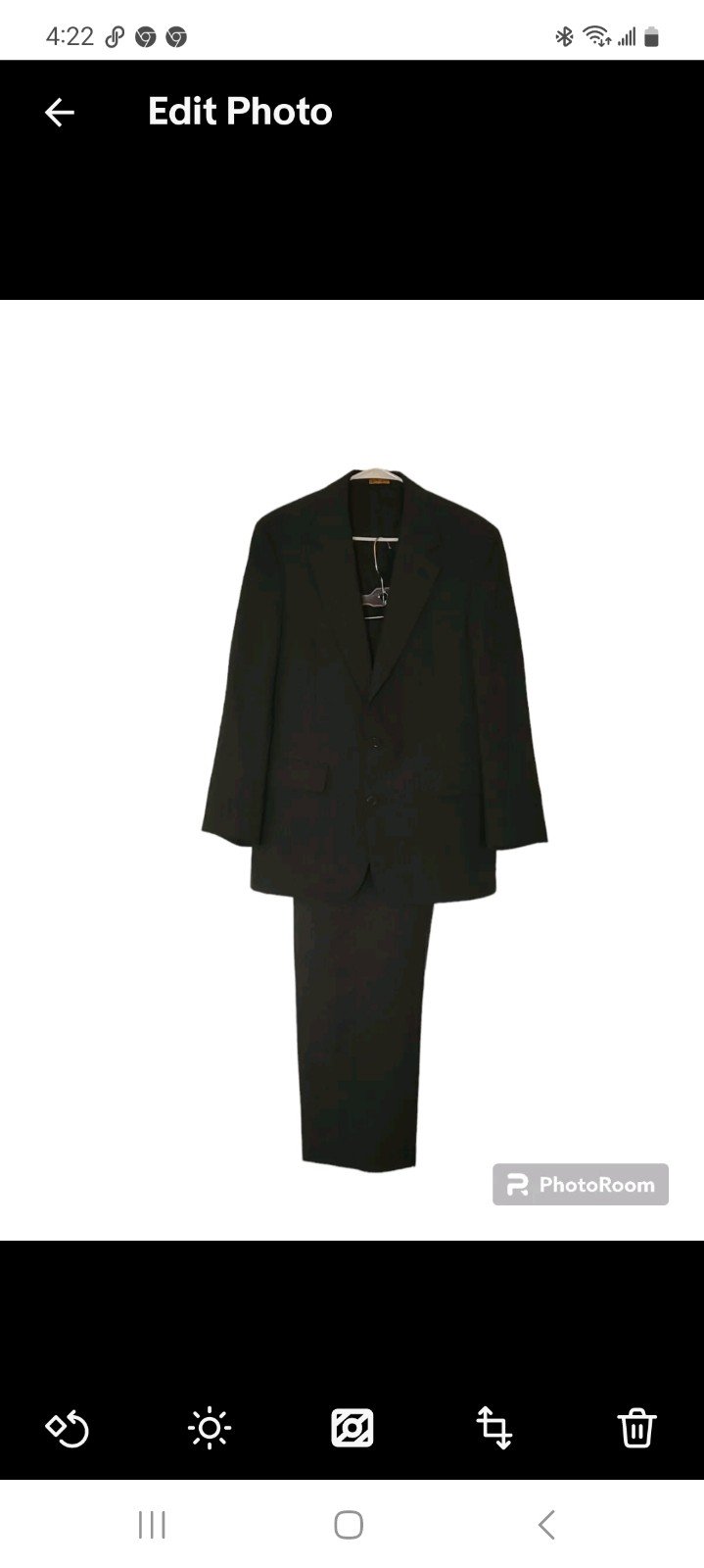 Brooks Brothers Black Suit 38R 32x31 VTG 90´s 8BRGl5183