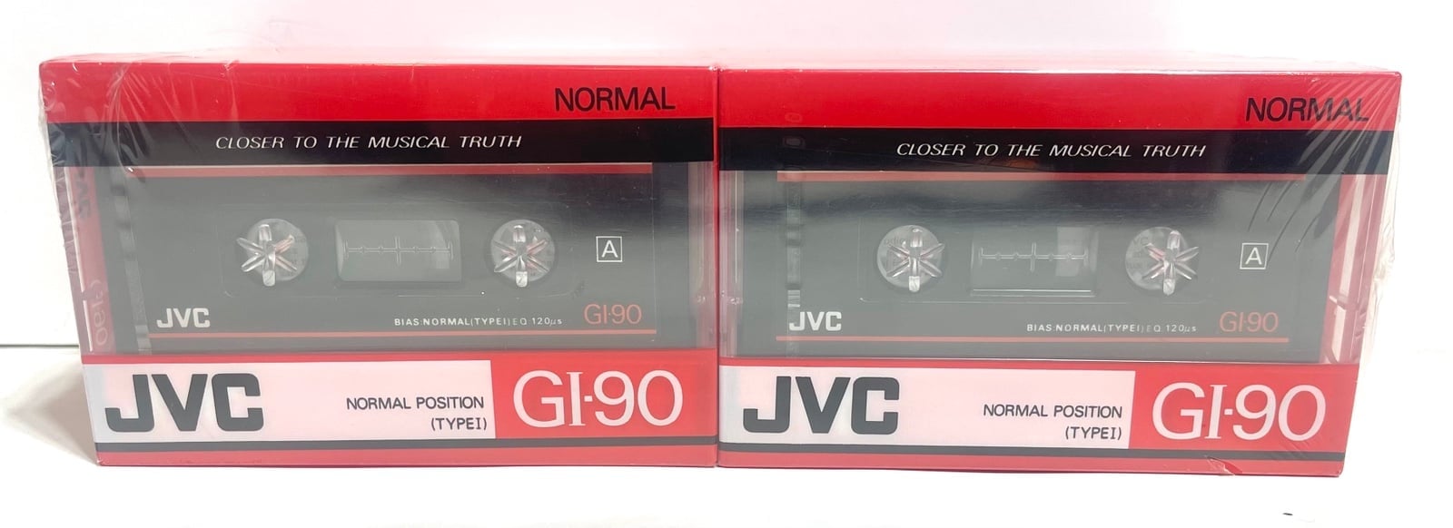 Vintage 1980s JVC GI-90 Audio Cassette Tapes - 10 Pack *New/Sealed* AX3Gl6cym