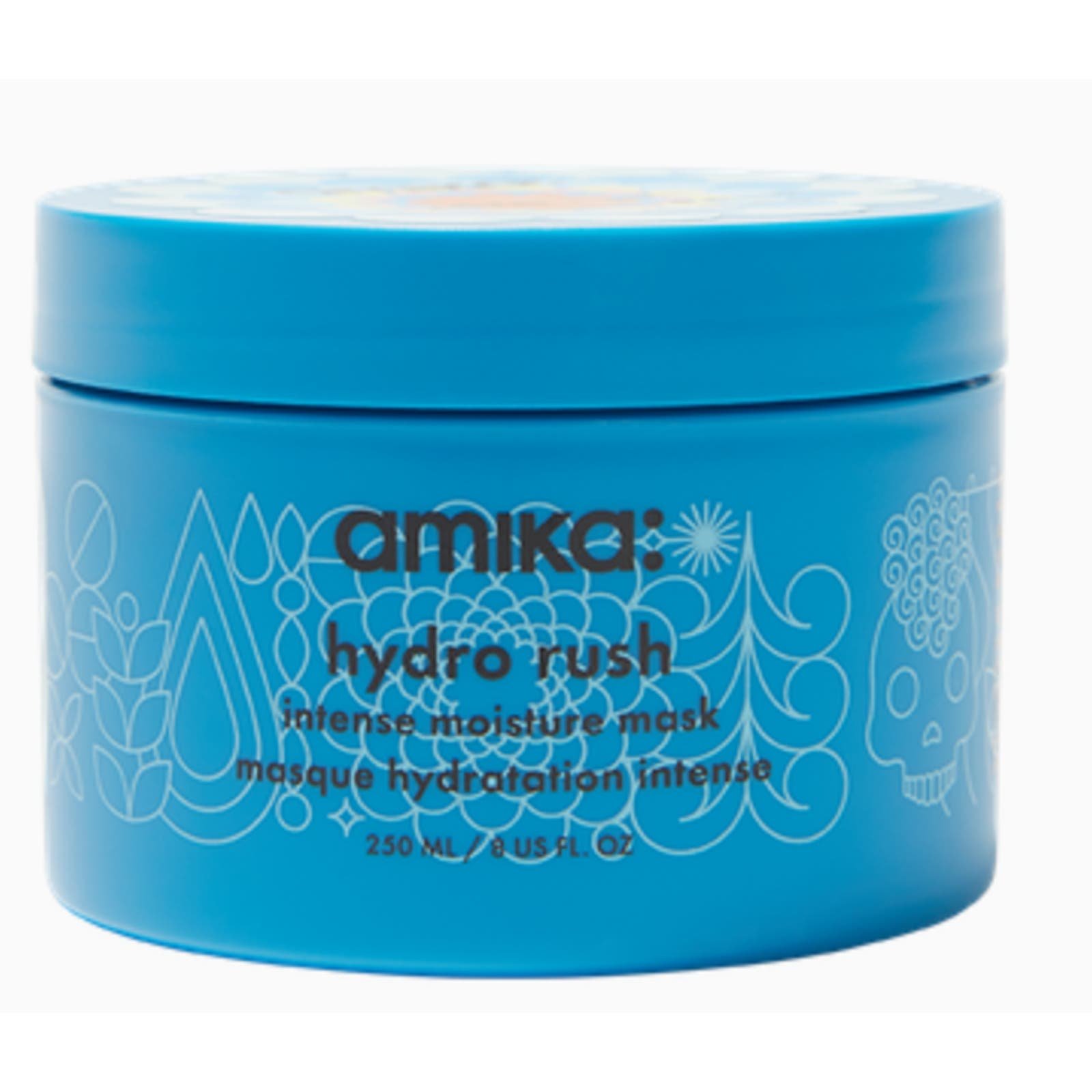 Amika Hydro Rush Intense Moisture Hair Mask with Hyaluronic Acid - 8 oz NEW ELKYrqYfV