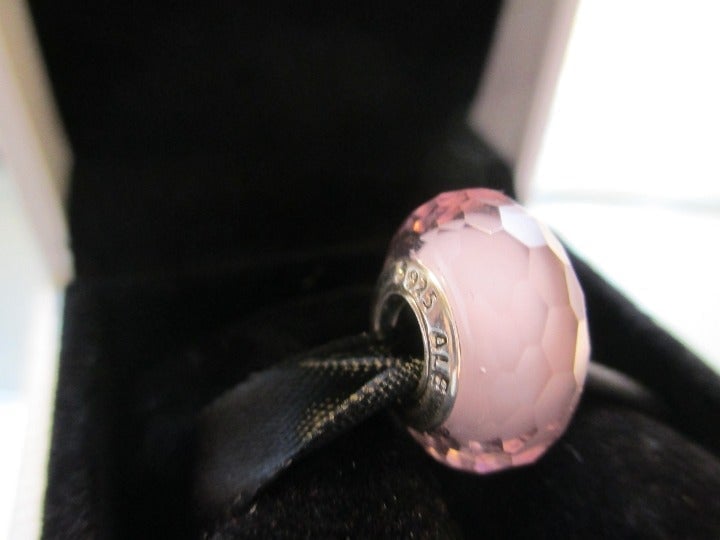 Pandora Charm Fascinating Pink Murano Glass Bead Faceted Valentine´s Day Sale GHZ9jDLOU