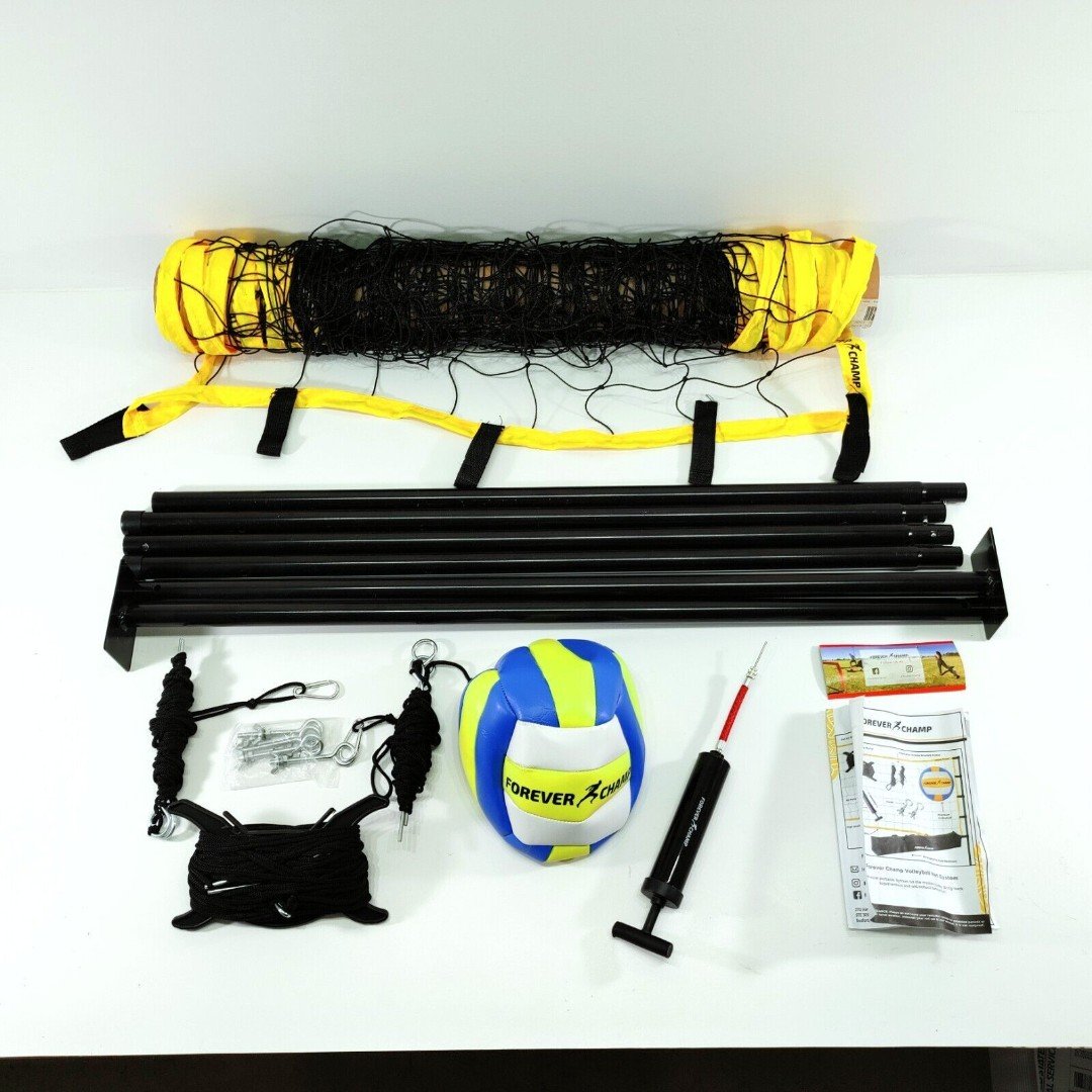 Volleyball Net Forever Champ System Includes 32X3 Net & Accessories 92CpvntkY