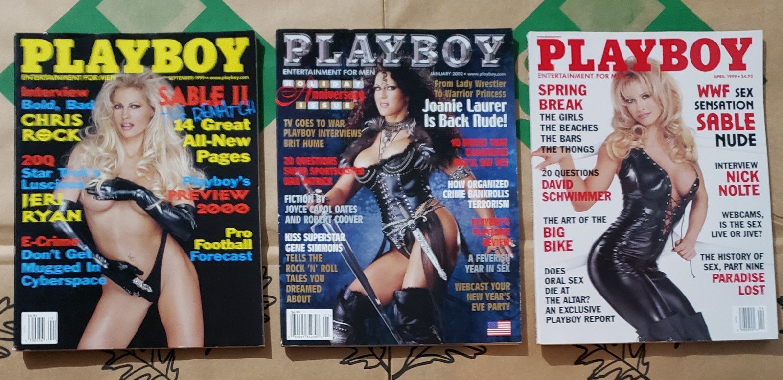 WWE WWF Chyna and Sable Playboy Magazine EtdR4V28M