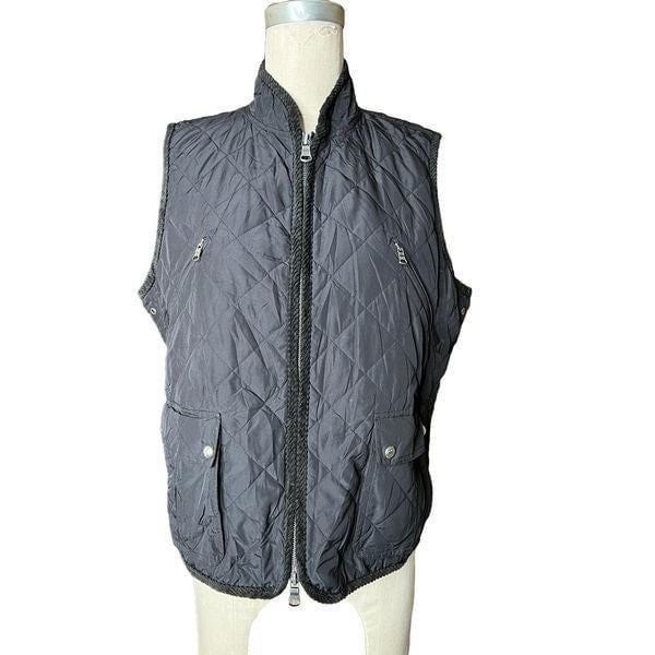 NWOT Ralph Lauren Quilted Vest with Corduroy Trim - Size XL F917CqRO9