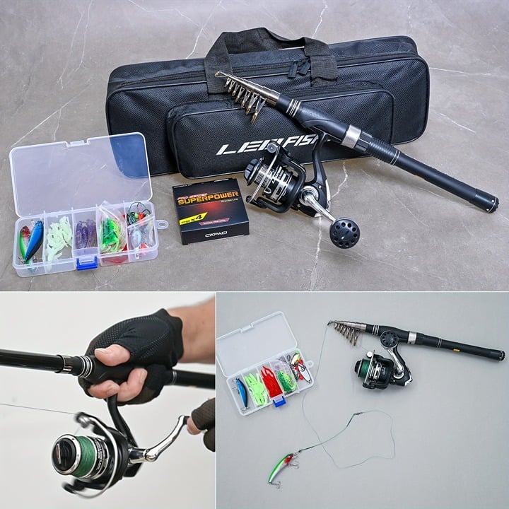 Fishing gear set   Fishing Line, Hook, Fishing Accessories With Carrier Case-87s Er89qdDS8