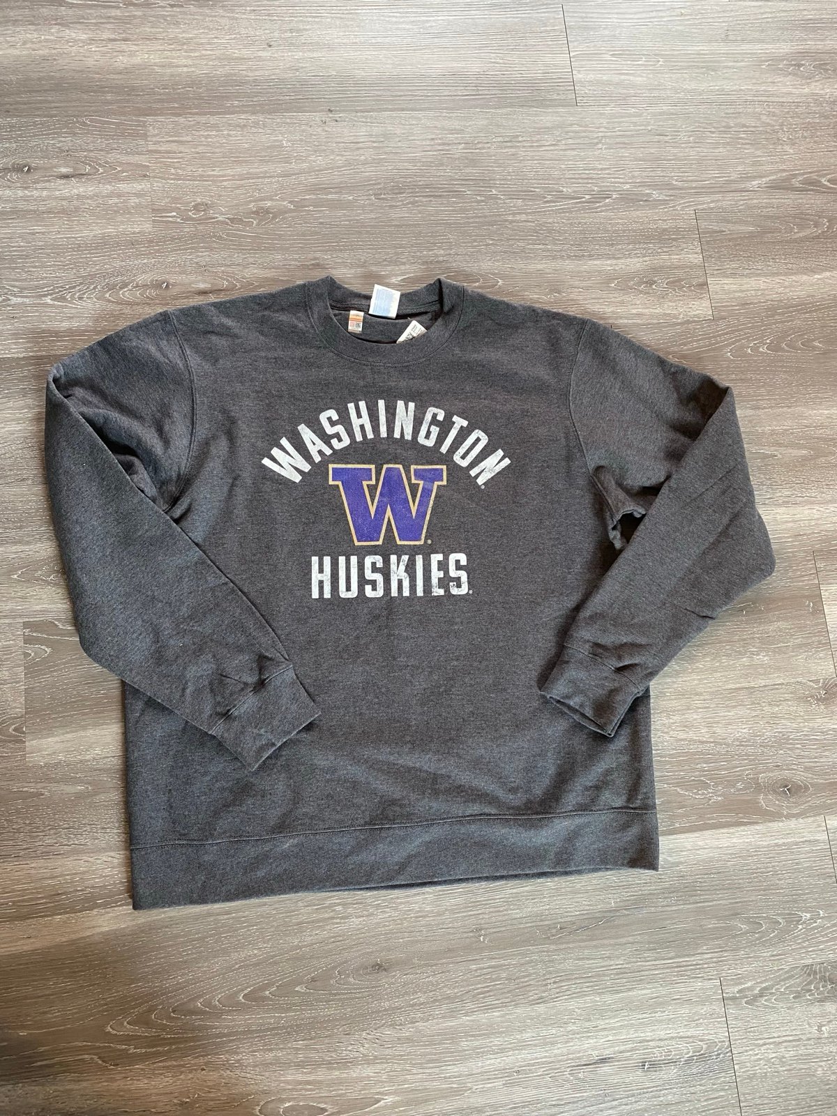 Washington Huskies Charcoal Sweater New bwSoXjDeR