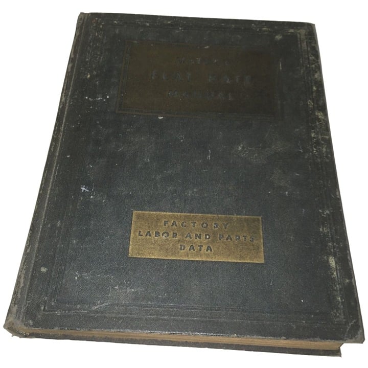 MoToR’s Flat Rate Manual Factory Labor & Parts Data 19th Edition Vintage book BLSu88lR5