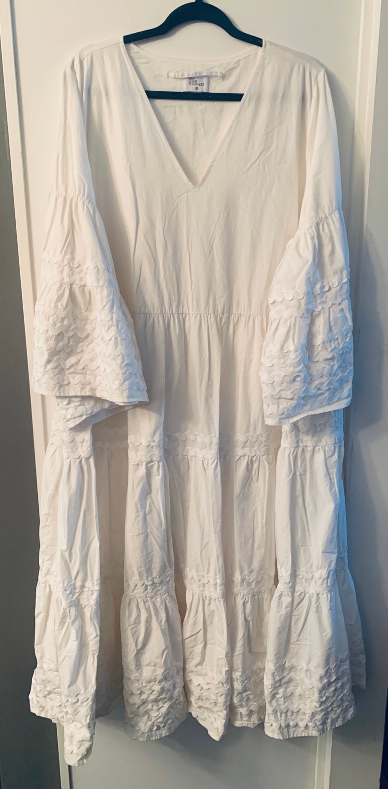 LISA MARIE FERNANDEZ White Cotton Dress 1X g1gI8Q3ul