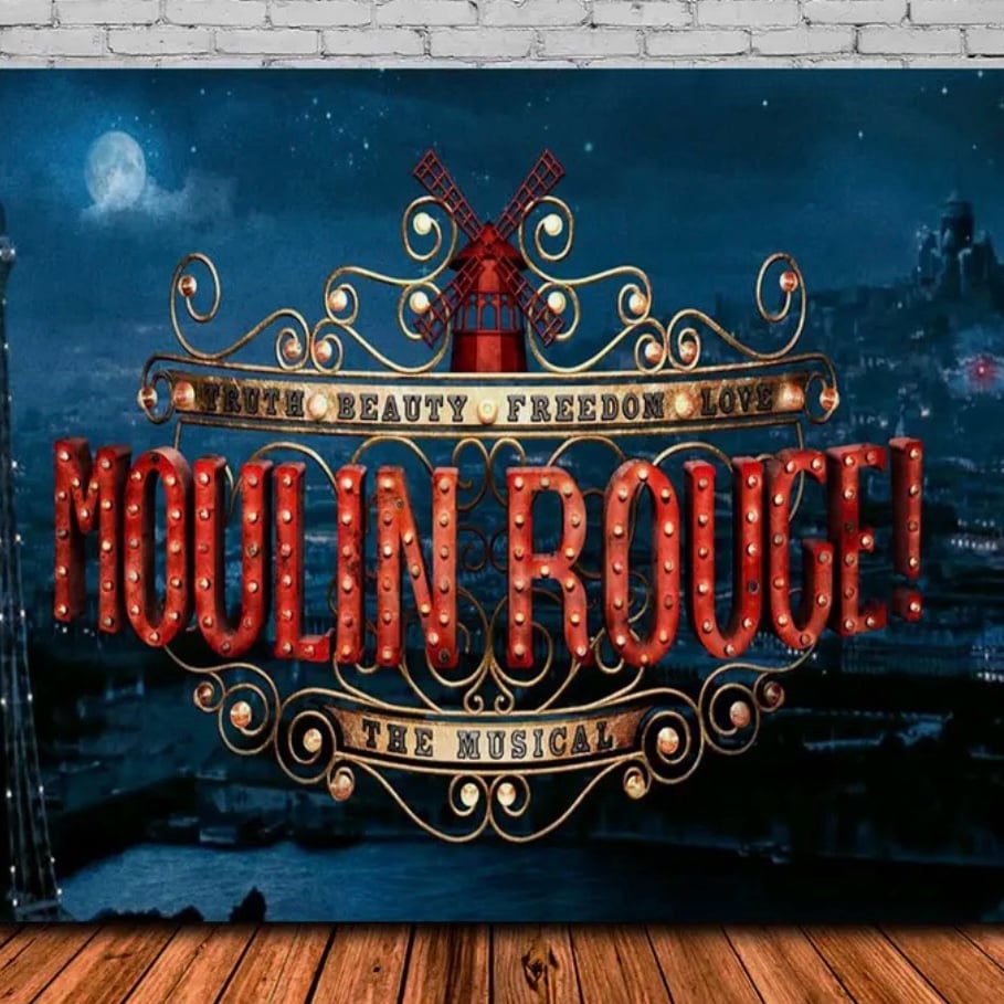 Moulin Rouge background size 5x5 ft DHFxZJPzJ