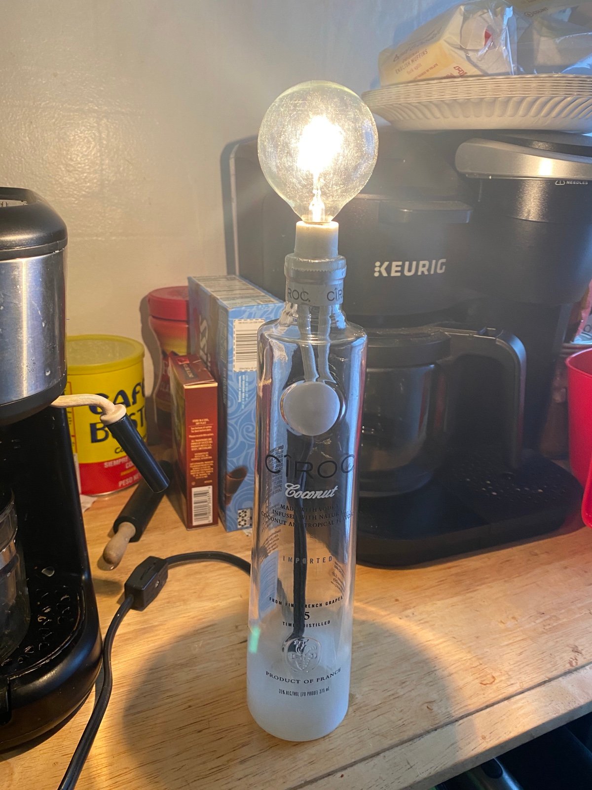 Real Ciroc Bottle Custom Lamp dS7qWVT1T