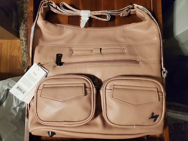NEW Zipliner Classic Vegan Leather Convertible Hobo Bag
