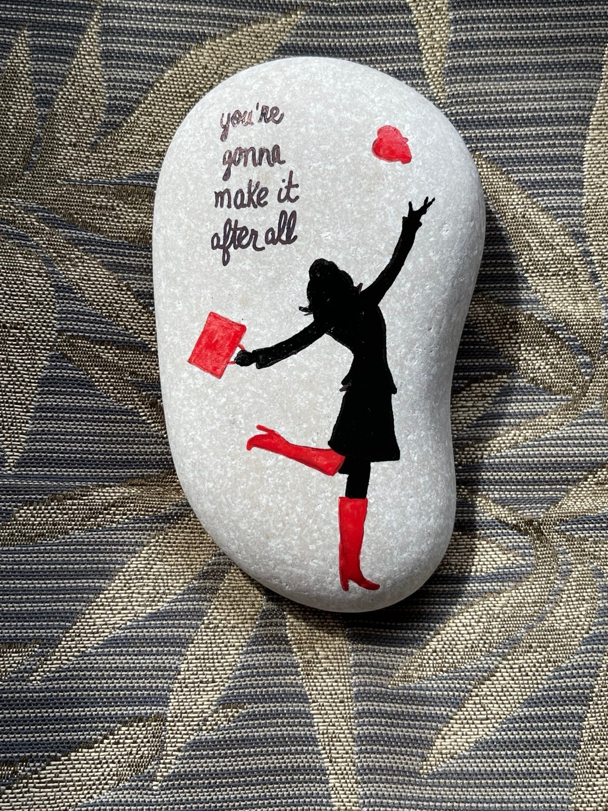 You’re gonna make it after all painted rock SEALED bwWD5zN6s