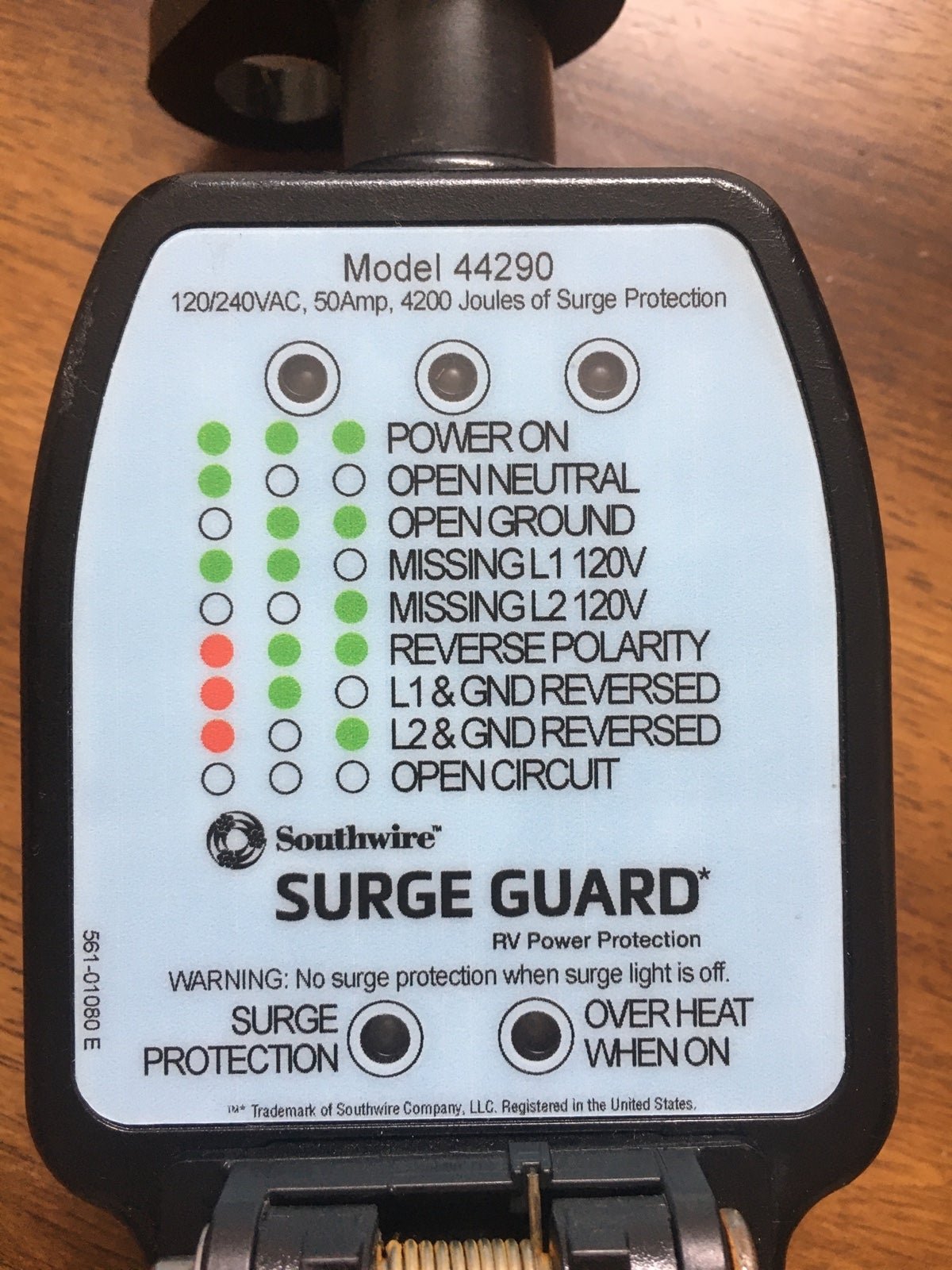 Southwire Surge Guard RV Surge Protector 50 Amp GGUvPGC54