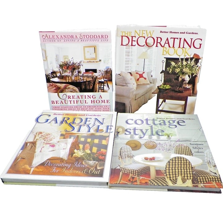 Home Decorating Books Lot of 4 Garden and Cottage Style