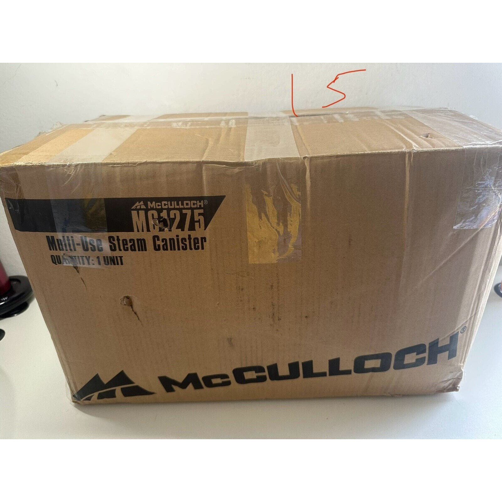 Mc CULLOCH , MC1275 CANISTER STEAM CLEANER E9tYydsUK