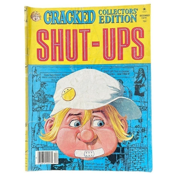 Vintage 1979 CRACKED SHUT-UPS Collectible Comedy Satire Comic Book ac7PaQwKR