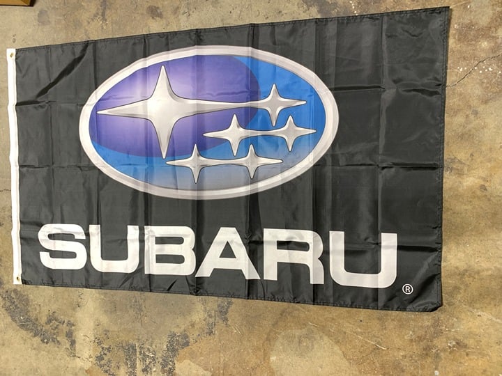 Subaru Banner Flag 3x5ft 90x150cm Poly Garage Shop Wall Decor CE3P10b8I