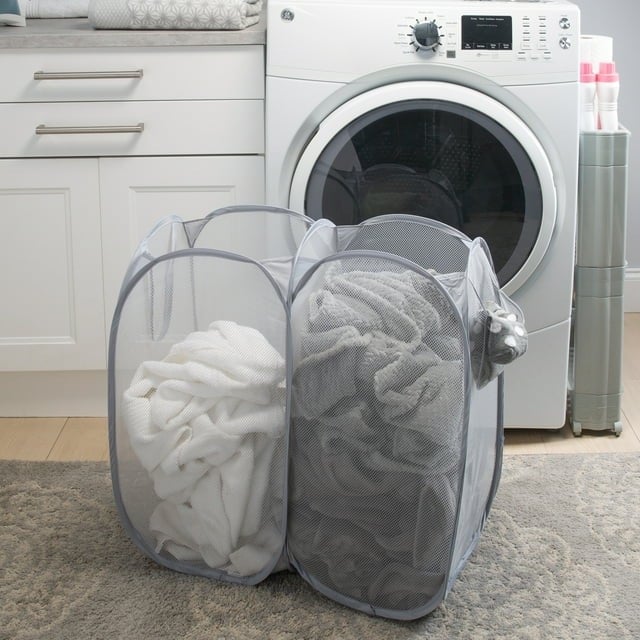 (Pack of 3) Double Pop-up Mesh Laundry Basket--vklx BTj