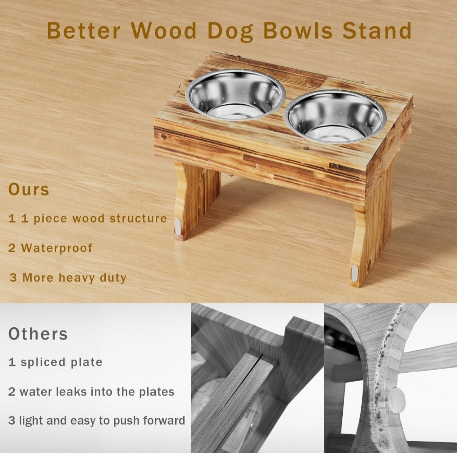 Elevated Dog Bowls Raised Dog Bowl Wood Dog Feeding Station gEy2JZEG0