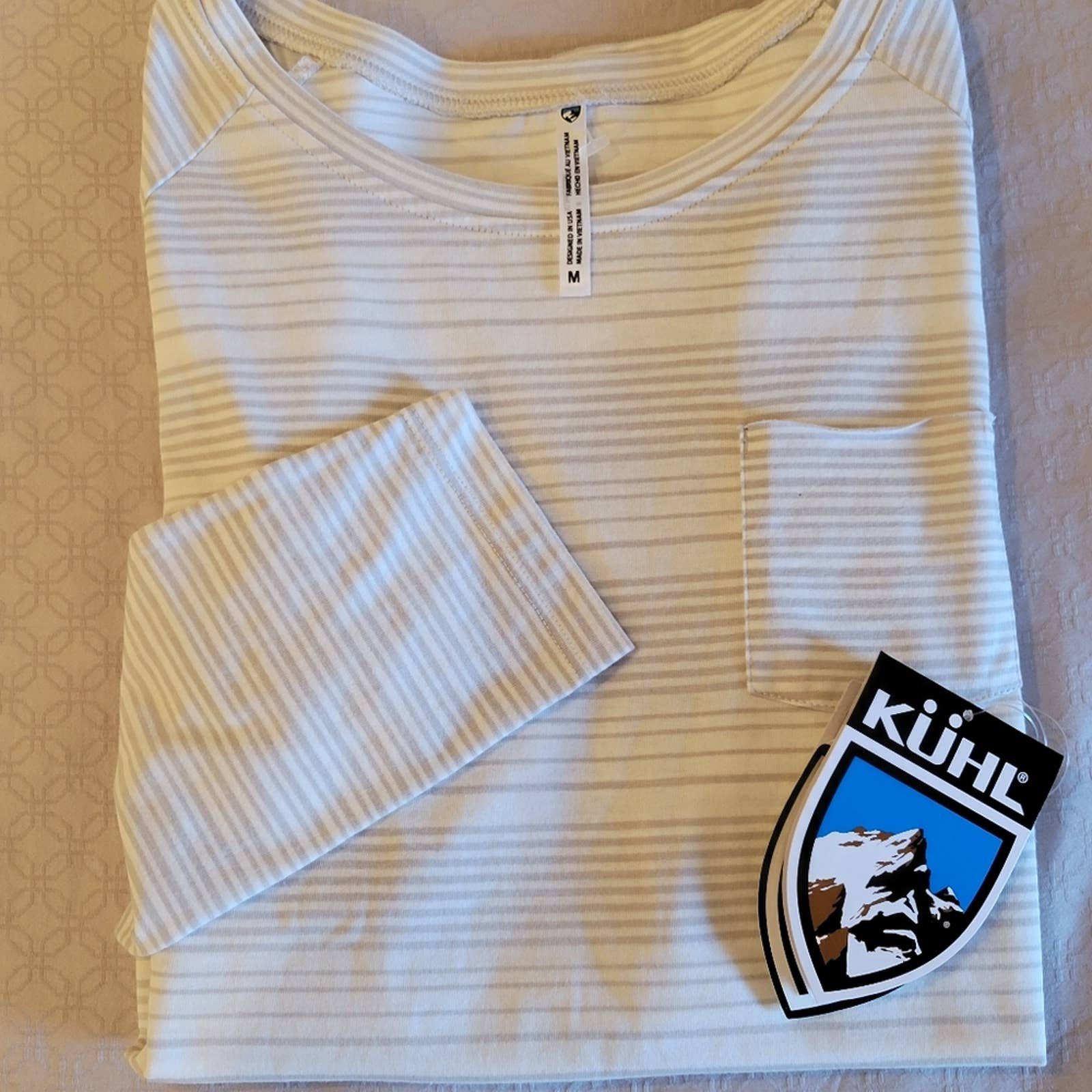 KUHL Women´s Rae Stripe Long Sleeve In Ash GBKih28R6