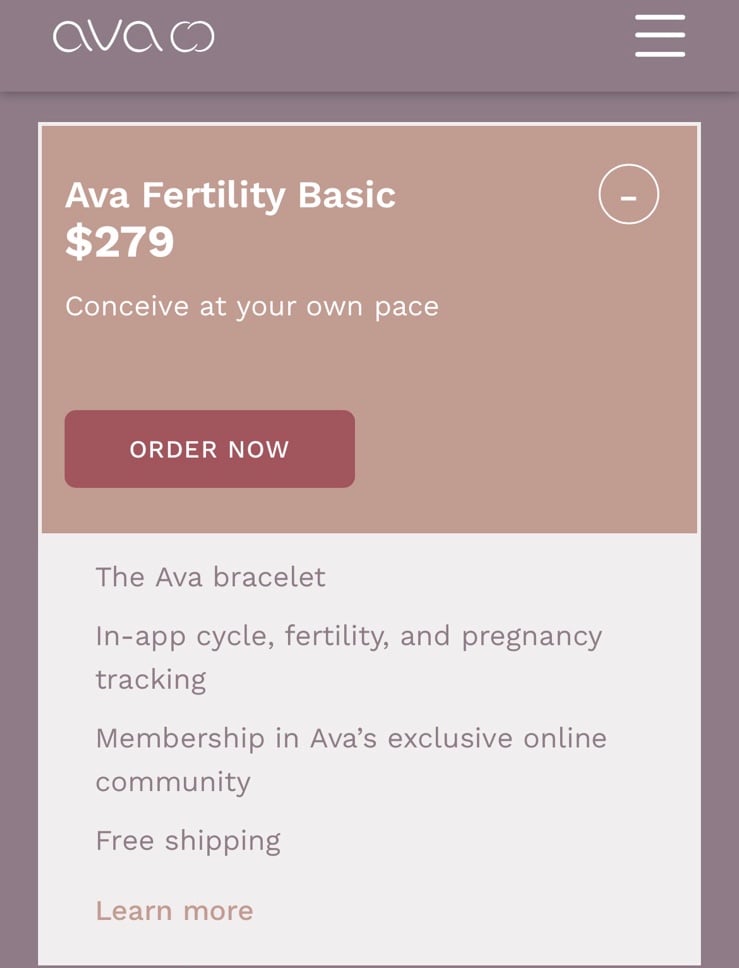 Ava Fertily Tracker Bracelet 3F0rCr9WF
