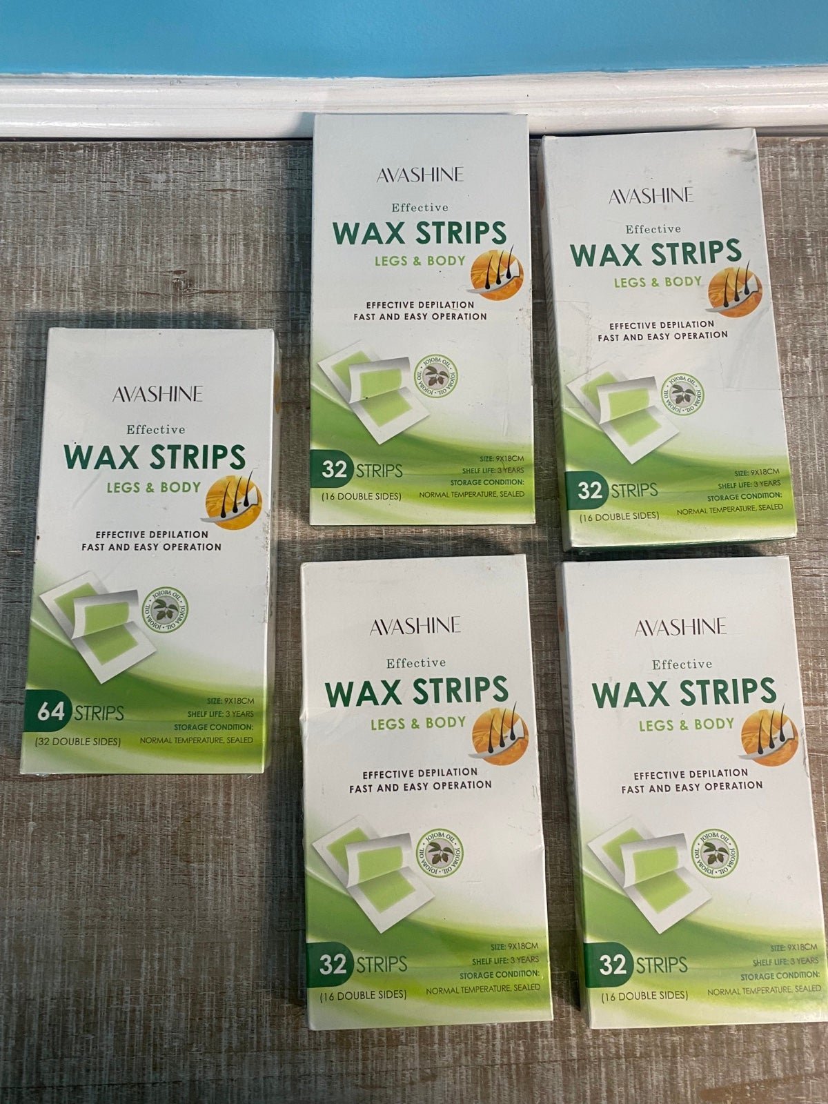 Wax Strips 5 boxes  new/sealed 9Pkoz33YC