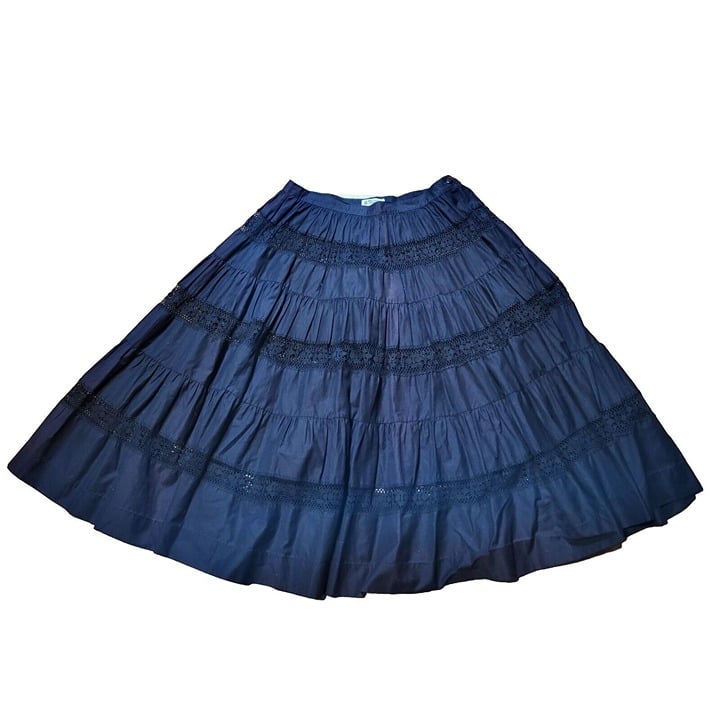 Vintage Minnesota Woolen Fashion Wagon Duluth Black Lace Full Skirt g37EYlyk7