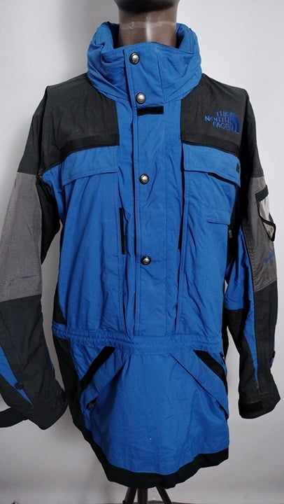 Vintage The North Face Blue Gore-Tex Parka Jacket Mens XL F2VZZDp4Z