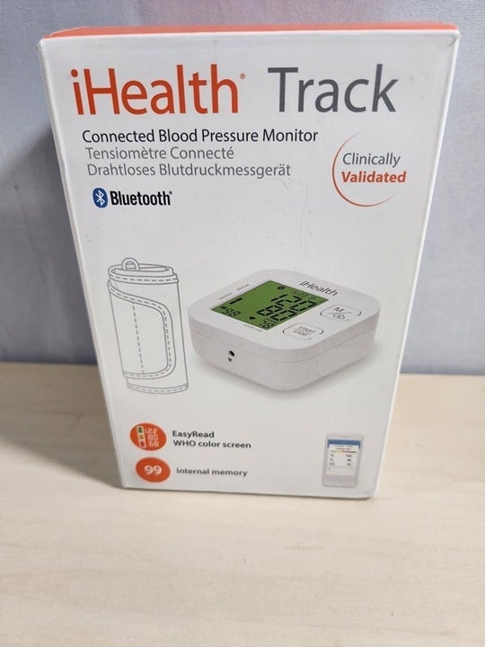 iHealth Track Smart Upper Arm Blood Pressure Monitor 9PhuZmUDr