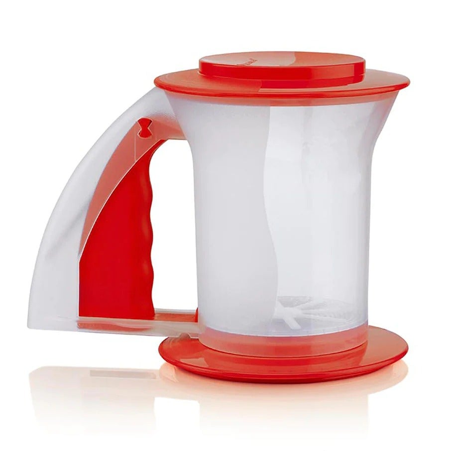 New - Tupperware Sift n Store in Chili Red EJmXJkIsq