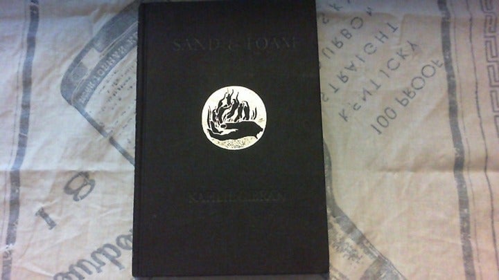 Vintage Kahlil Gibran Book Sand and Foam Illustrated Hardcover 1973 print Af248EW8g