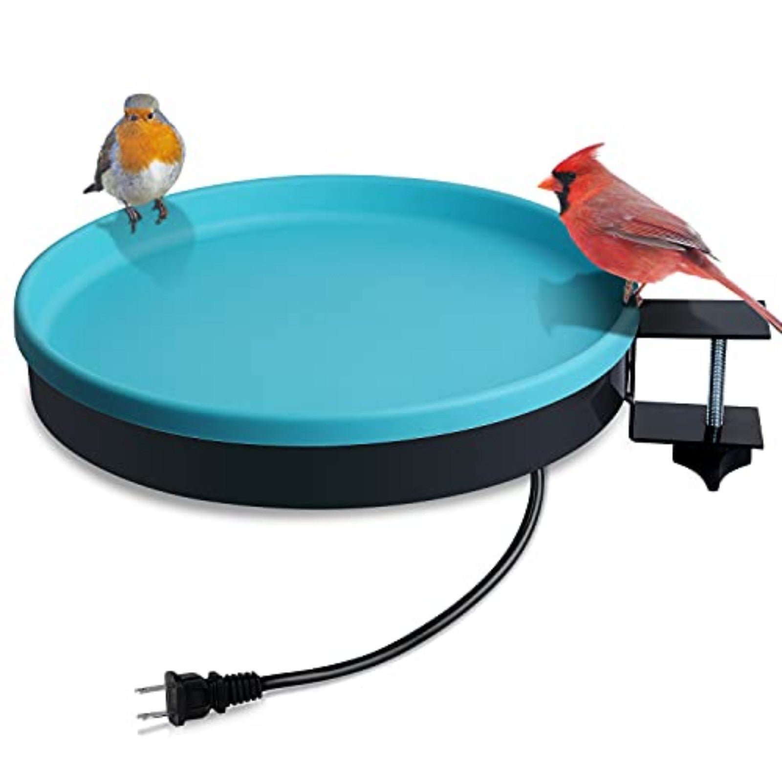 Heated Bird Baths for All Season Outdoor Thermostatical Detachable Bird Feed CfE5maGRd