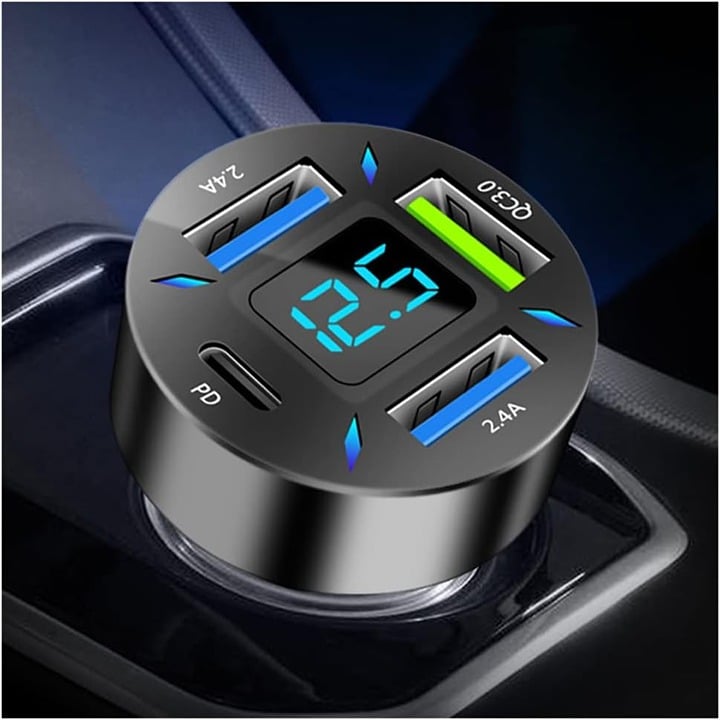 Car Charger 66W Super Fast Charging with USB ge8yeyyxH