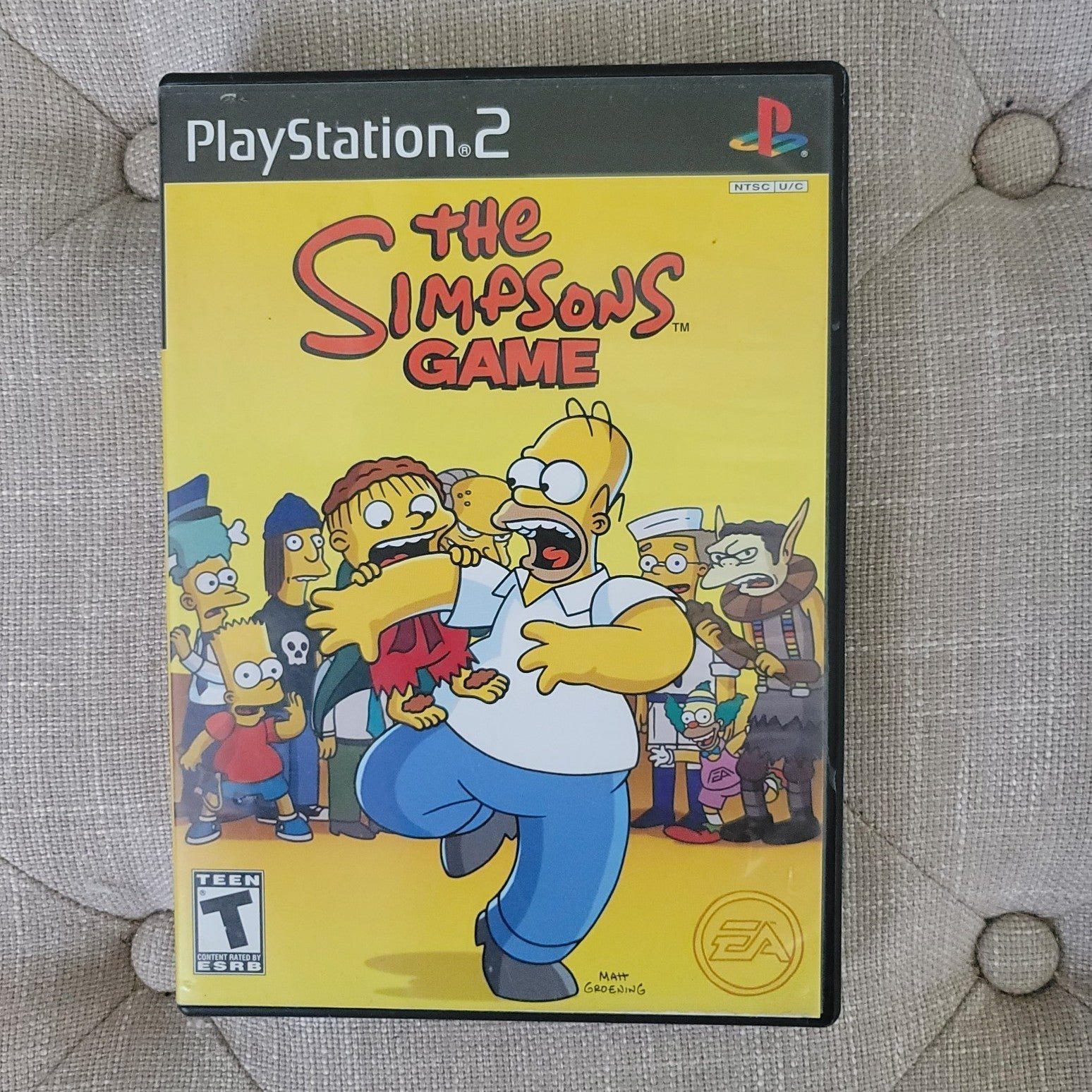 THE SIMPSONS PS2 Game with Original Case Inserts E Everyone PlayStation 2 ep8A93uvf