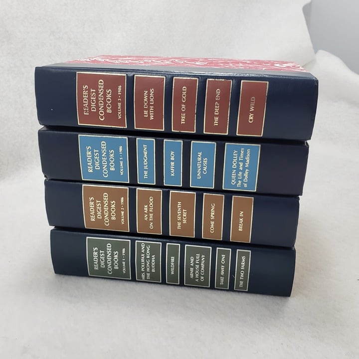 4 Vintage Reader´s Digest Vol Lot Instant Library Decor Covers Aesthetic Books FynQUvvAq