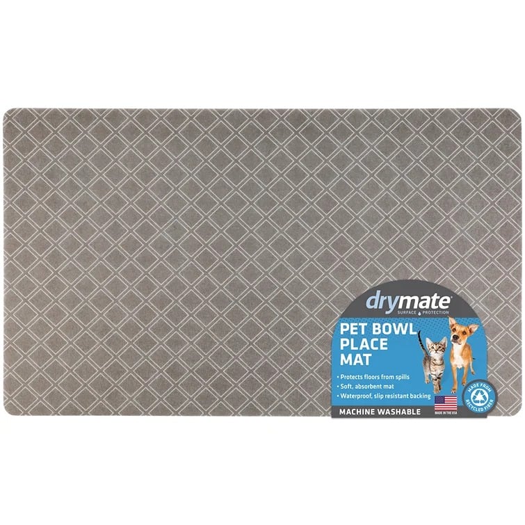 Pet Bowl Placemat, Feeding Mat For Dog & Cat - Thin, Ab
