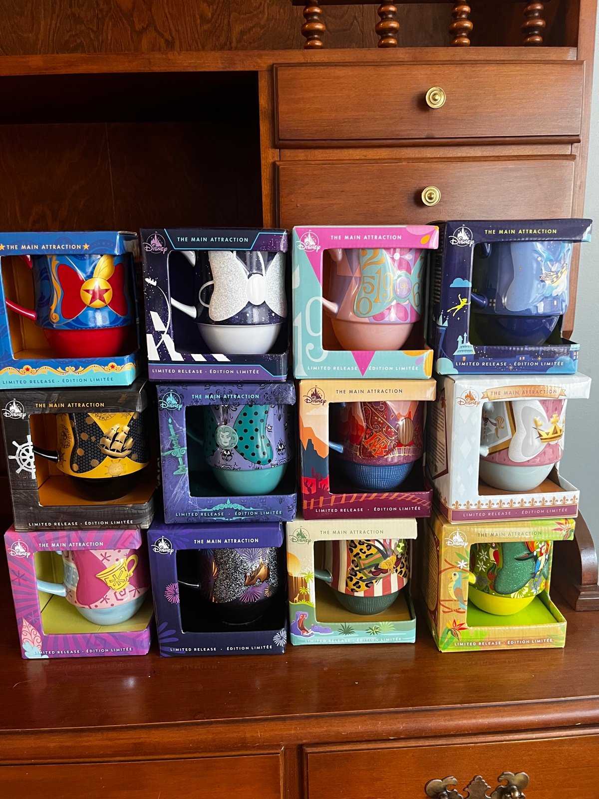 Minnie mouse, main attraction mugs complete set 8IXVQBa2x