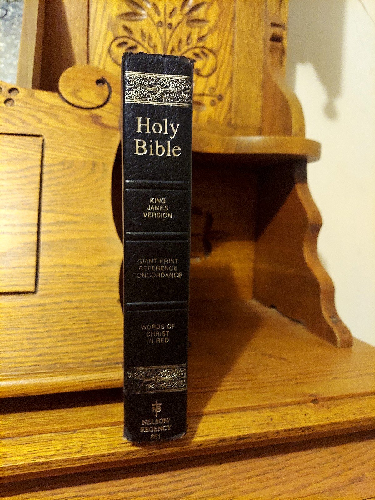 HOLY BIBLE KJV GIANT PRINT REFERENCE...CONCORDANCE...WORDS OF CHRIST IN RED... DejC1GiTV